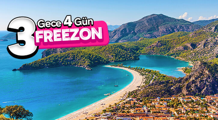 FETHİYE AKTİVİTE TATİLİ 3 GECE 4 GÜN FREEZON