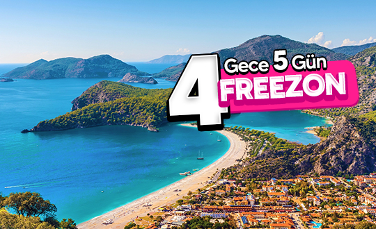 FETHİYE AKTİVİTE TATİLİ 4 GECE 5 GÜN FREEZON