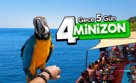 FETHİYE AKTİVİTE TATİLİ 4 GECE 5 GÜN MİNİZON