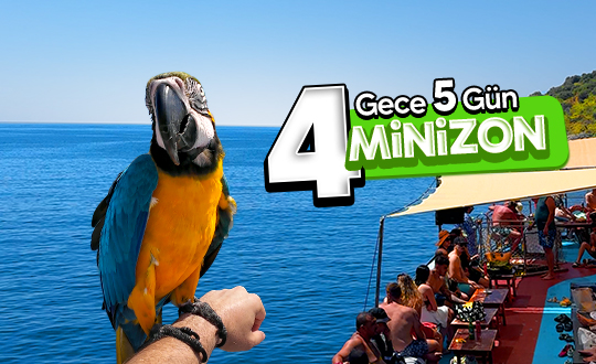FETHİYE AKTİVİTE TATİLİ 4 GECE 5 GÜN MİNİZON