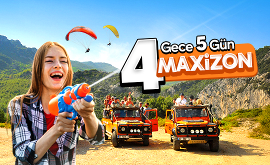 FETHİYE AKTİVİTE TATİLİ 4 GECE 5 GÜN MAXİZON