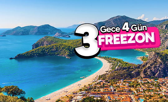 FETHİYE AKTİVİTE TATİLİ 3 GECE 4 GÜN FREEZON