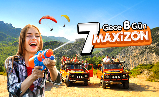 FETHİYE AKTİVİTE TATİLİ 7 GECE 8 GÜN MAXİZON