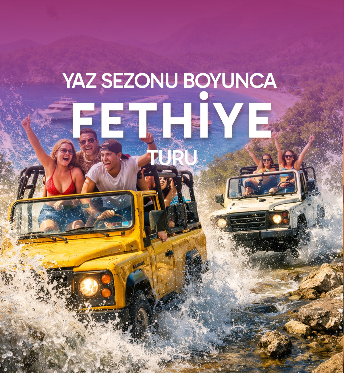Fethiye Ölüdeniz Dalyan Gökova turu | 3 Gece Konaklamalı | İstanbul ve Bursa Hareketli